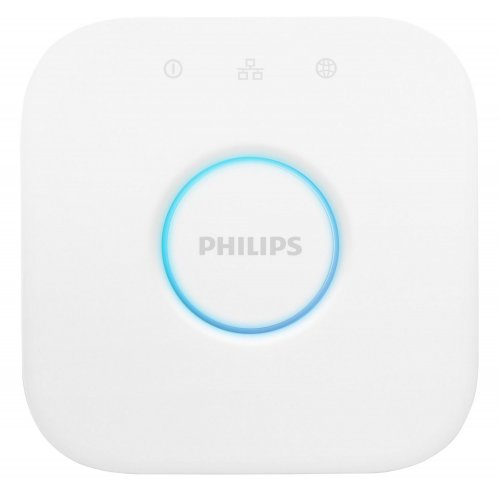 Купити Набір Philips Hue Bridge + лампа E27 White 2pcs + лампа GU10 White 2pcs (BRIDGE+E27W2P+GU10W2P) - ціна в Києві, Львові, Вінниці, Хмельницькому, Франківську, Україні | інтернет-магазин TELEMART.UA фото