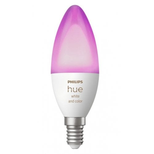 Купити Розумна лампа з димером Philips Hue E14 5.3W (40W) 2000K-6500K RGB ZigBee Bluetooth (929002294209) - ціна в Києві, Львові, Вінниці, Хмельницькому, Франківську, Україні | інтернет-магазин TELEMART.UA фото