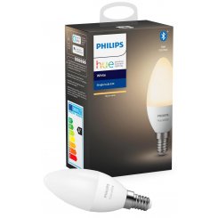 Умная диммируемая лампа Philips Hue E14 5.5W (40W) 2700K White ZigBee Bluetooth (929002039903)