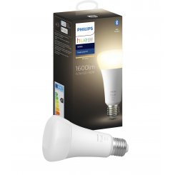 Розумна лампа з димером Philips Hue E27 15.5W (100W) 2700K White ZigBee Bluetooth (929002334903)