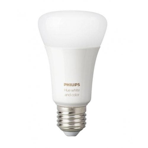 Купити Розумна лампа з димером Philips Hue E27 9W (60W) 2000K-6500K RGB ZigBee Bluetooth (929002216824) - ціна в Києві, Львові, Вінниці, Хмельницькому, Франківську, Україні | інтернет-магазин TELEMART.UA фото