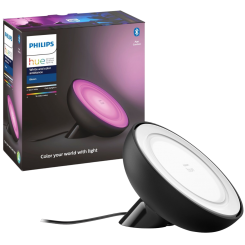 Умный настольный светильник с диммером Philips Hue Bloom 2000K-6500K RGB ZigBee Bluetooth (929002376001) Black