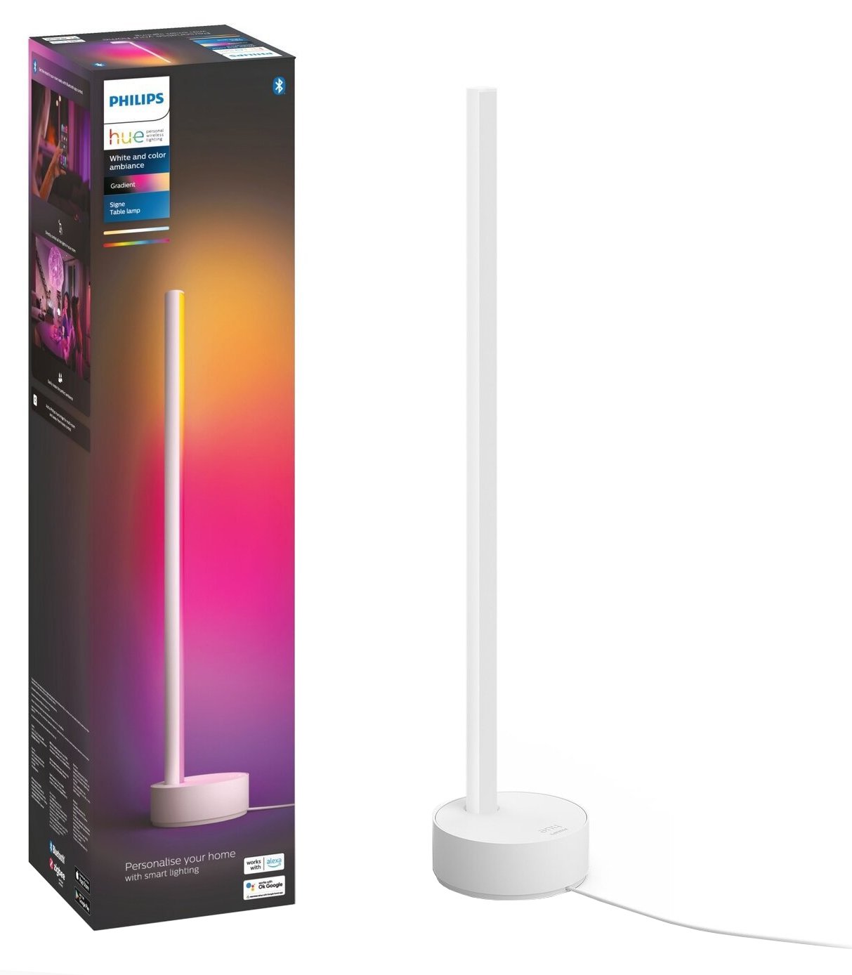 Купить Умный настольный светильник Philips Hue Signe 2000K-6500K RGB ...