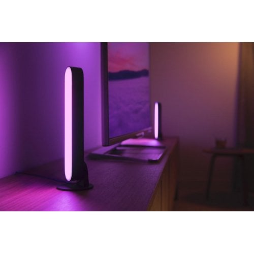 Купити Панель освітлення Philips Hue Play 2000K-6500K RGB ZigBee 2pcs + БЖ (915005939101) Black - ціна в Києві, Львові, Вінниці, Хмельницькому, Франківську, Україні | інтернет-магазин TELEMART.UA фото