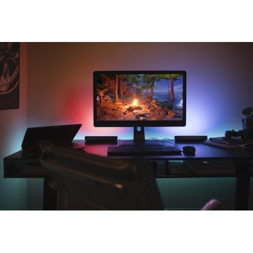 Купити Панель освітлення Philips Hue Play 2000K-6500K RGB ZigBee 2pcs + БЖ (915005939101) Black - ціна в Києві, Львові, Вінниці, Хмельницькому, Франківську, Україні | інтернет-магазин TELEMART.UA фото