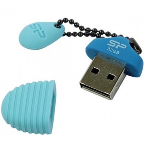 Купить Накопитель Silicon Power Touch T30 USB 2.0 32Gb Blue (SP032GBUF2T30V1B) - цена в Харькове, Киеве, Днепре, Одессе
в интернет-магазине Telemart фото