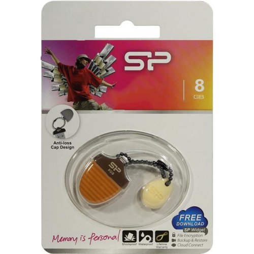 Купити Накопичувач Silicon Power Touch T30 USB 2.0 8Gb (SP008GBUF2T30V1C) - ціна в Києві, Львові, Вінниці, Хмельницькому, Франківську, Україні | інтернет-магазин TELEMART.UA фото