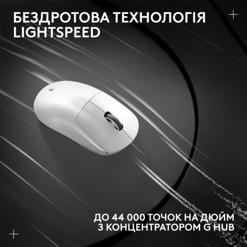 Photo Mouse Logitech G Pro X Superlight 2 Lightspeed Wireless (910-006638) White