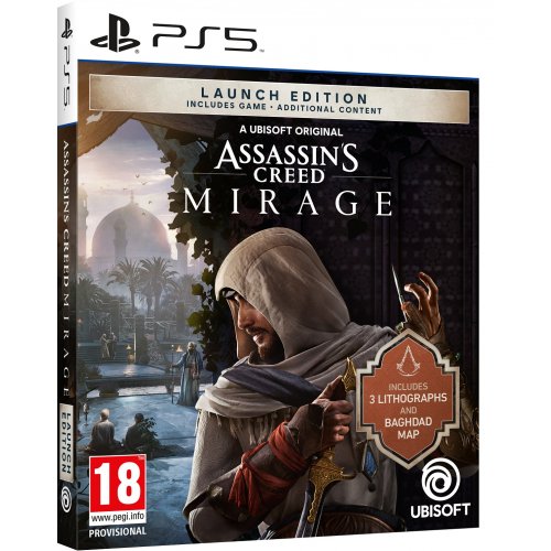 Купить Игра Assassin's Creed Mirage Launch Edition (PS5) Blu-ray (3307216258186) - цена в Харькове, Киеве, Днепре, Одессе
в интернет-магазине Telemart фото