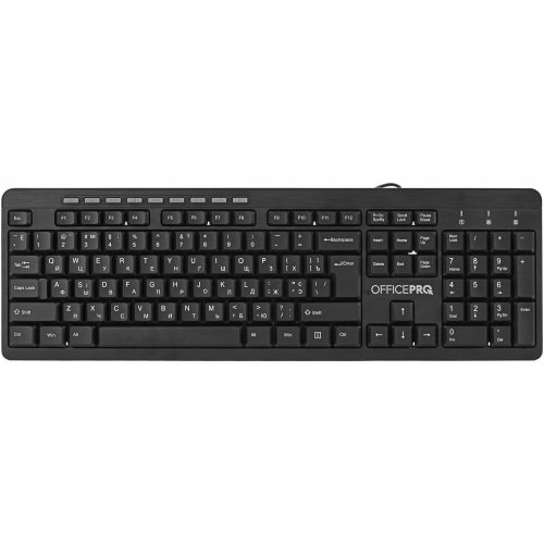 Фото Клавіатура OfficePro SK210 USB Black