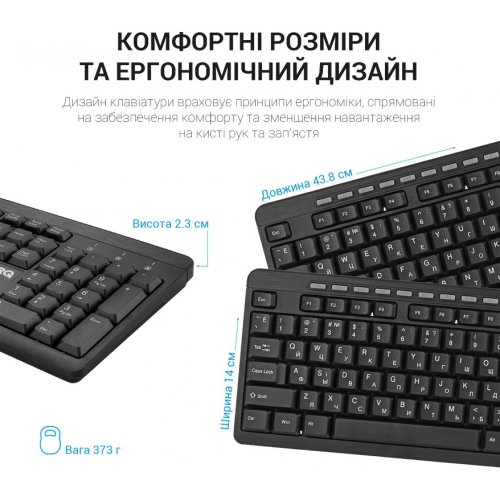 Фото Клавіатура OfficePro SK210 USB Black