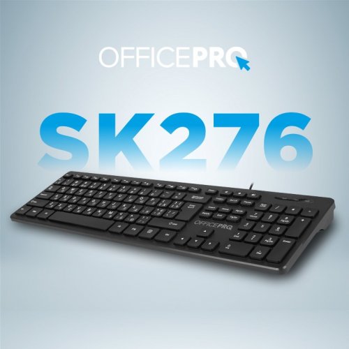 Фото Клавиатура OfficePro SK276 USB Black