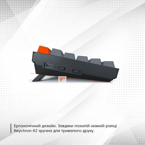 Купити Клавіатура Keychron K8 87 Key RGB Gateron G PRO Brown Hot-Swap (K8H3_KEYCHRON) Black - ціна в Києві, Львові, Вінниці, Хмельницькому, Франківську, Україні | інтернет-магазин TELEMART.UA фото