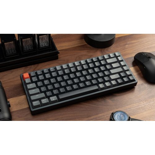 Купити Клавіатура Keychron K8 87 Key RGB Gateron G PRO Brown Hot-Swap (K8H3_KEYCHRON) Black - ціна в Києві, Львові, Вінниці, Хмельницькому, Франківську, Україні | інтернет-магазин TELEMART.UA фото