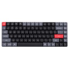 Клавіатура Keychron K3 PRO 84 Key QMK White Led Gateron Red (K3PA1_KEYCHRON) Black