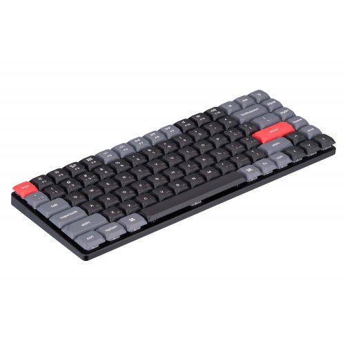 Клавіатура Keychron K3 PRO 84 Key QMK White Led Gateron Red (K3PA1_KEYCHRON) Black купити в Україні: Київ, Львів, Хмельницький, Тернопіль, Івано-Франківськ | Низька ціна, відгуки, характеристики від TELEMART фото