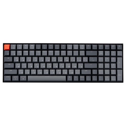 Купити Клавіатура Keychron K4 100 Key White Led Gateron G PRO Brown (K4A3_KEYCHRON) Black - ціна в Києві, Львові, Вінниці, Хмельницькому, Франківську, Україні | інтернет-магазин TELEMART.UA фото