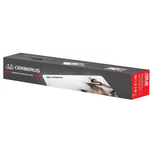 Купити Килимок для миші Asus ROG Cerberus Artic (90YH00Y1-BAUA00) - ціна в Києві, Львові, Вінниці, Хмельницькому, Франківську, Україні | інтернет-магазин TELEMART.UA фото