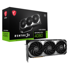 Фото MSI GeForce RTX 4080 VENTUS 3X E OC 16384MB (RTX 4080 16GB VENTUS 3X E OC)