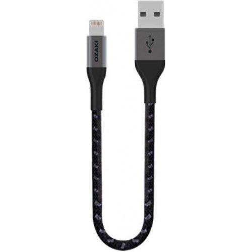 Купить USB Кабель Ozaki O!Tool T-cable L10 Lightning 0.1m (OT221ABK) Black - цена в Харькове, Киеве, Днепре, Одессе
в интернет-магазине Telemart фото