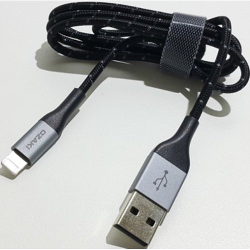 Купить USB Кабель Ozaki O!Tool T-cable L100 Lightning (OT222ABK) Black - цена в Харькове, Киеве, Днепре, Одессе
в интернет-магазине Telemart фото