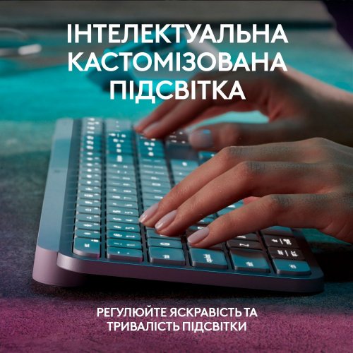 Фото Клавіатура Logitech MX Keys S Wireless (920-011588) Pale Grey