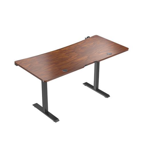 Стол моторизированный 1stPlayer Moto-GT 1675 Black/Brown купить в Украине: Киев, Днепр, Харьков, Одесса  | Низкая цена, отзывы, характеристики от TELEMART фото