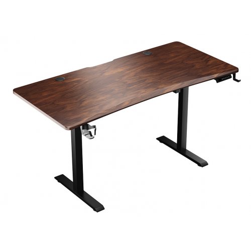 Стіл моторизований 1stPlayer Moto-GT 1675 Black/Brown купити в Україні: Київ, Львів, Хмельницький, Тернопіль, Івано-Франківськ | Низька ціна, відгуки, характеристики від TELEMART фото