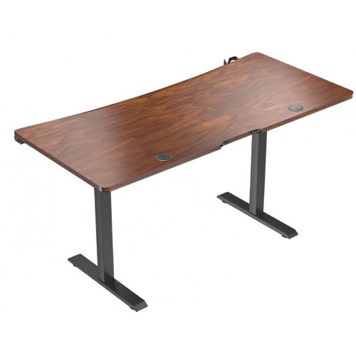 Стіл моторизований 1stPlayer Moto-GT 1675 Black/Brown купити в Україні: Київ, Львів, Хмельницький, Тернопіль, Івано-Франківськ | Низька ціна, відгуки, характеристики від TELEMART фото