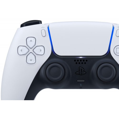 Купити Ігровий маніпулятор Sony PlayStation 5 DualSense (EA SPORTS FC 24) (1000040600) White - ціна в Києві, Львові, Вінниці, Хмельницькому, Франківську, Україні | інтернет-магазин TELEMART.UA фото