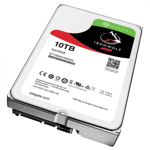 Photo Seagate IronWolf (NAS) 10TB 256MB 7200RPM 3.5'' (ST10000VN0004)