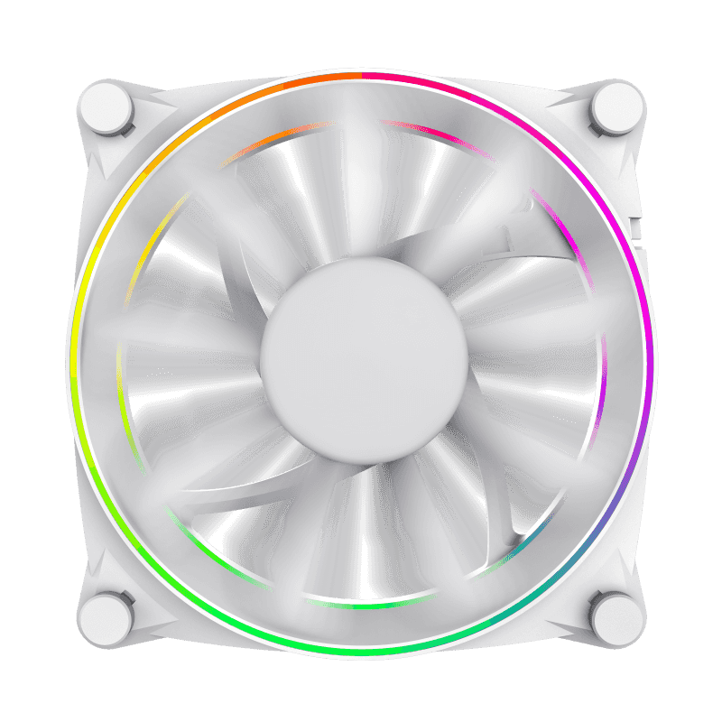 Кулер для корпуса GAMEMAX Dual Ring Big bowl ARGB (GMX12DBBWT) White