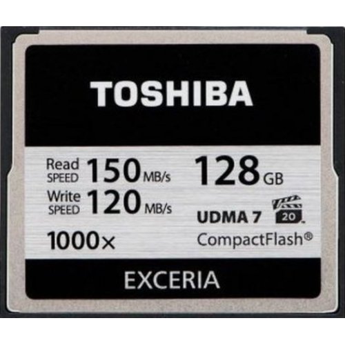 Купить Карта памяти Toshiba Exceria CF UDMA 7 128GB 1000x (CF-128GTGI(8)) - цена в Харькове, Киеве, Днепре, Одессе
в интернет-магазине Telemart фото