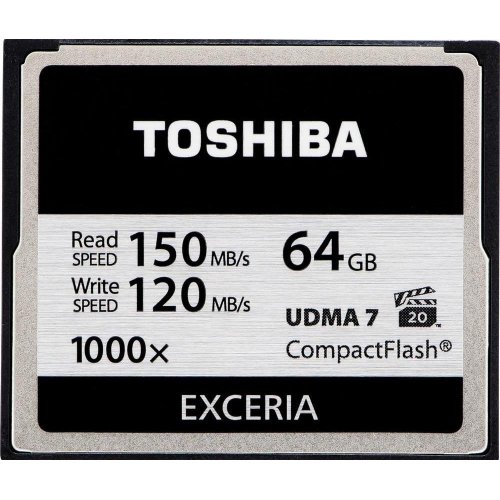 Купить Карта памяти Toshiba Exceria CF UDMA 7 64GB 1000x (CF-064GTGI(8)) - цена в Харькове, Киеве, Днепре, Одессе
в интернет-магазине Telemart фото