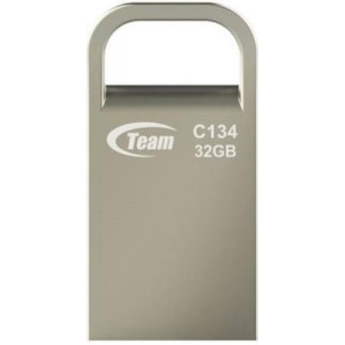 Купити Накопичувач Team C134 USB 2.0 32Gb Silver (TC13432GS01) - ціна в Києві, Львові, Вінниці, Хмельницькому, Франківську, Україні | інтернет-магазин TELEMART.UA фото