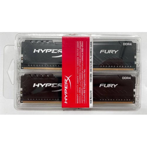 Продати ОЗП HyperX DDR4 16GB (2x8GB) 3000Mhz FURY Black (HX430C15FB3K2/16) (Відновлено продавцем, 559375) за Trade-In у інтернет-магазині Телемарт - Київ, Дніпро, Україна фото