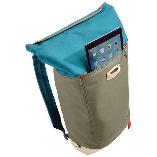 Рюкзак Case Logic Larimer Rolltop 15.6" (LAR114PTG) Petrol Green купити в Україні | Telemart фото