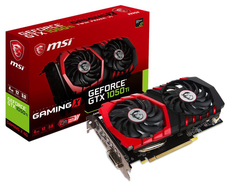 Продать Видеокарта MSI GeForce GTX 1050 Ti Gaming X 4096MB (GTX 1050 TI ...
