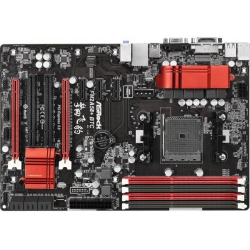 Продать Материнская плата AsRock FM2A58+ BTC (sFM2+, AMD A58) по Trade-In интернет-магазине Телемарт - Киев, Днепр, Украина фото