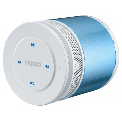 Купить Акустическая система Rapoo Bluetooth Mini Speaker A3060 Blue - цена в Харькове, Киеве, Днепре, Одессе
в интернет-магазине Telemart фото