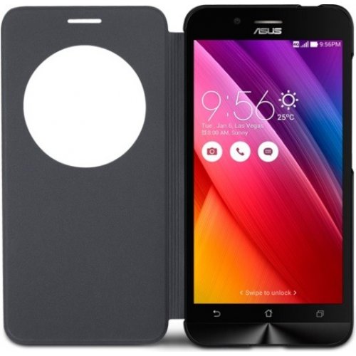 Чохол Чехол Asus View Flip Cover для ZenFone Go ZC500TG Black купити в Україні | Telemart фото