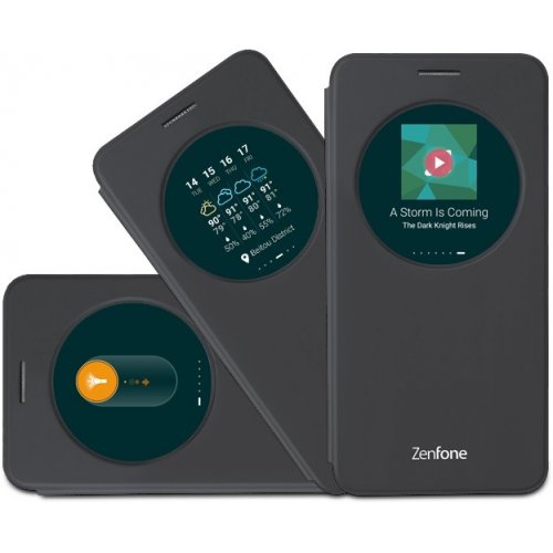 Чохол Чехол Asus View Flip Cover для ZenFone Go ZC500TG Black купити в Україні | Telemart фото