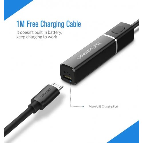 Купить Bluetooth адаптер Ugreen CM150 Bluetooth 5.0 (50213) Black - цена в Харькове, Киеве, Днепре, Одессе
в интернет-магазине Telemart фото