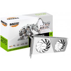 Видеокарта Inno3D GeForce RTX 4070 TWIN X2 OC WHITE 12288MB (N40702-126XX-183052V)