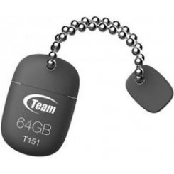 Накопичувач Team T151 64GB USB 2.0 Grey (TT15164GC01)