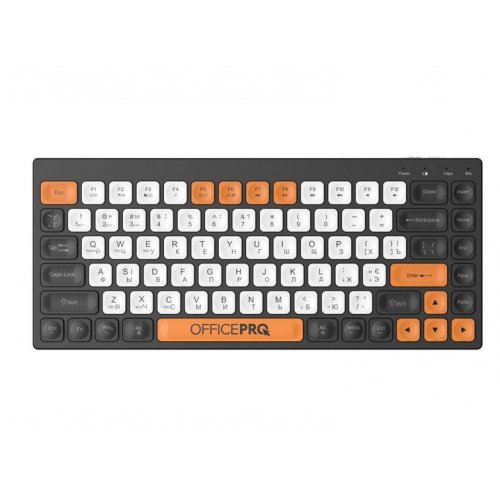 Купити Клавіатура OfficePro SK955 Wireless Black - ціна в Києві, Львові, Вінниці, Хмельницькому, Франківську, Україні | інтернет-магазин TELEMART.UA фото