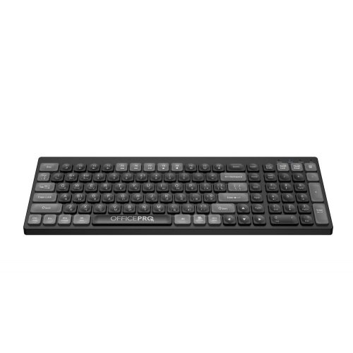 Клавиатура OfficePro SK985 Wireless Black купить в Украине: Киев, Днепр, Харьков, Одесса  | Низкая цена, отзывы, характеристики от TELEMART фото