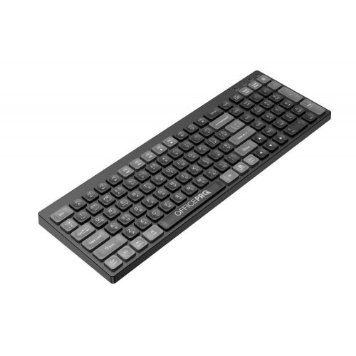 Клавиатура OfficePro SK985 Wireless Black купить в Украине: Киев, Днепр, Харьков, Одесса  | Низкая цена, отзывы, характеристики от TELEMART фото