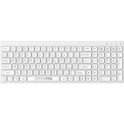 Клавиатура OfficePro SK985 Wireless White