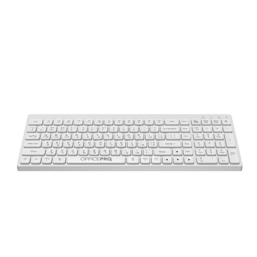 Фото Клавіатура OfficePro SK985 Wireless White